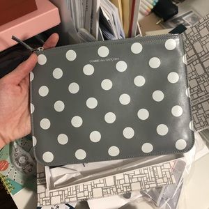 Comme des Garçons leather pouch